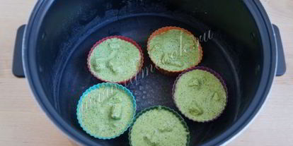 Шаг 8: зеленых мини-манников с сыром в мультиварке