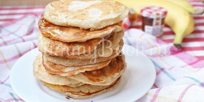 Рецепт банановых оладий
