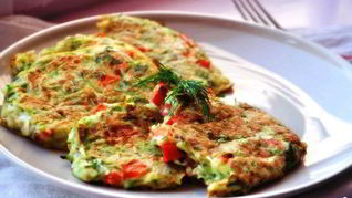 Рецепт Диетических оладий из кабачков