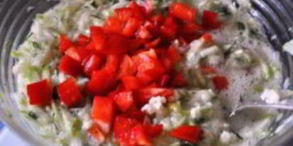 Шаг 3: диетических оладий из кабачков