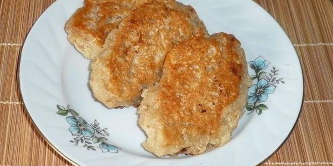 Рецепт геркулесовых оладий