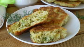 Рецепт Капустных оладушек на кефире
