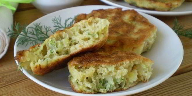 Рецепт капустных оладушек на кефире