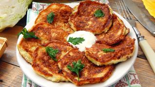 Рецепт Капустных оладий из капусты