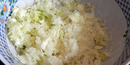 Шаг 2: капустных оладий из капусты