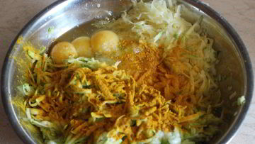 Рецепт Картофельно-кабачковых оладьи