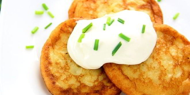 Рецепт картофельных оладий из пюре