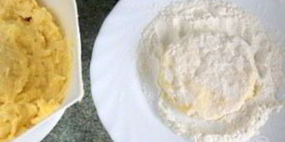 Шаг 3: картофельных оладий из пюре