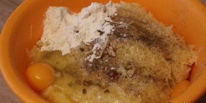 Шаг 1: картофельных оладий с сыром