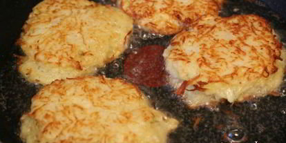 Шаг 5: картофельных оладий с сыром