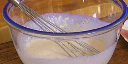 Шаг 1: кукурузных оладий с помидором и ветчиной