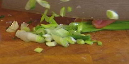 Шаг 3: кукурузных оладий с помидором и ветчиной