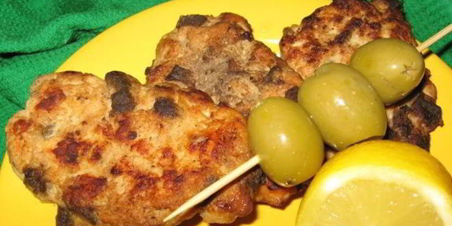 Рецепт куриных оладий с печенью