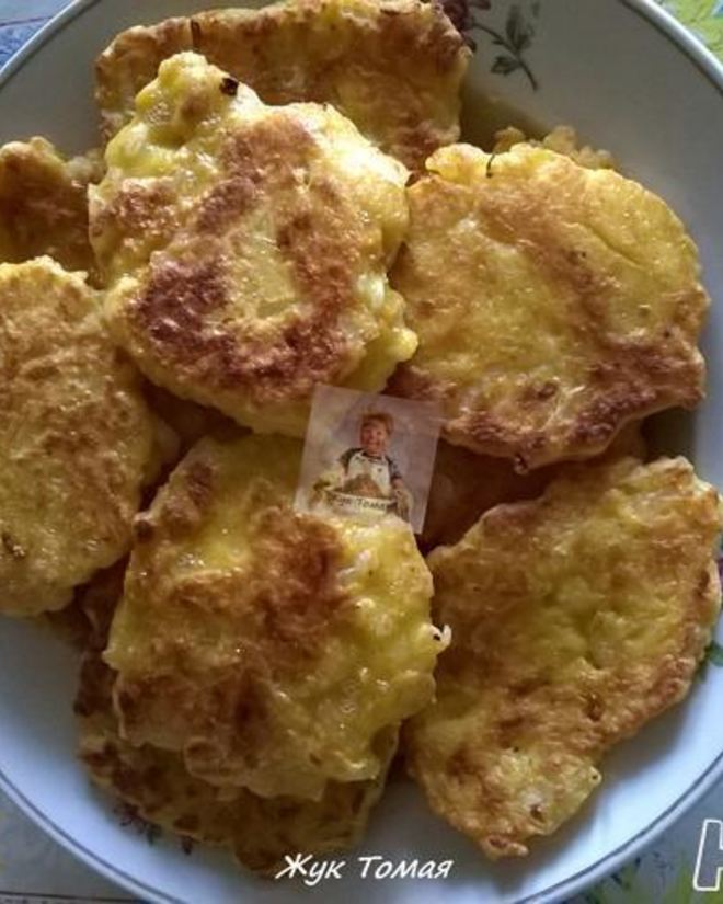 Рецепт луковых оладий