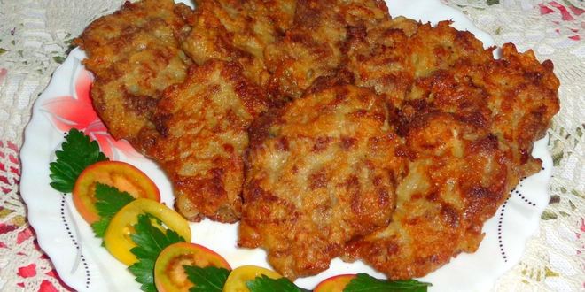 Рецепт мясных оладий