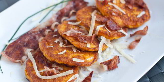 Рецепт Несладких оладий из тыквы с сыром