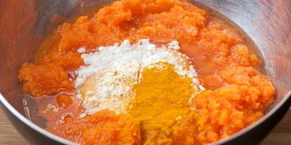 Шаг 1: несладких оладий из тыквы с сыром