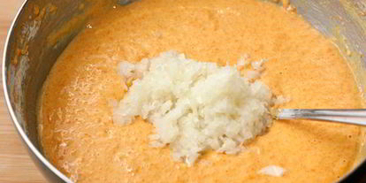 Шаг 3: несладких оладий из тыквы с сыром