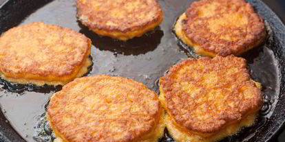 Шаг 5: несладких оладий из тыквы с сыром