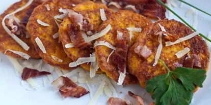 Шаг 6: несладких оладий из тыквы с сыром