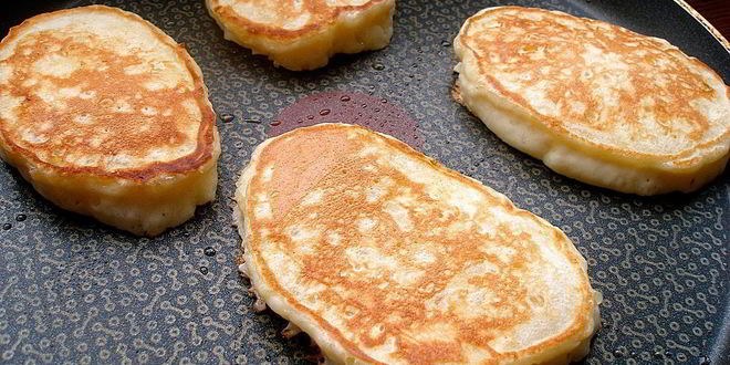 Рецепт оладушек из яблок