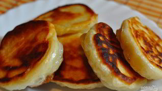 Рецепт Оладий без молока и кефира