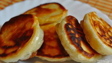 Рецепт Оладий без молока и кефира