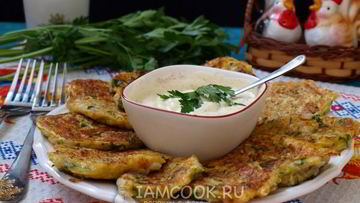 Рецепт Оладий из кабачков и картофеля