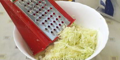 Шаг 3: оладий из кабачков и картофеля