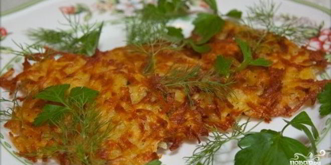 Рецепт Оладий из картофеля