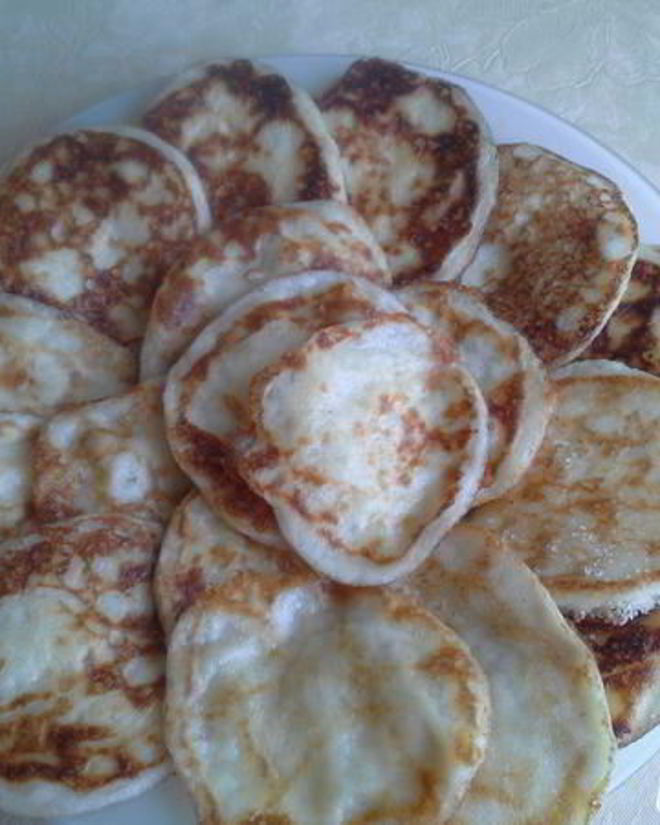 Рецепт оладий из манной крупы