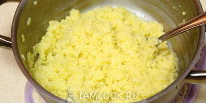 Шаг 4: оладий из пшенной каши