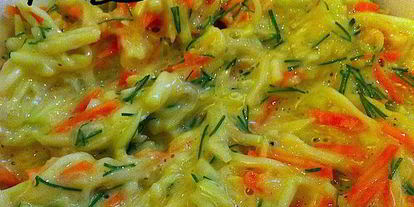 Шаг 4: оладий из цукини