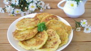 Рецепт Оладий из тыквы и кабачков