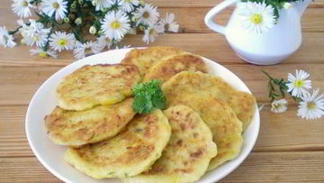 Рецепт Оладий из тыквы и кабачков