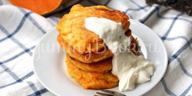 Рецепт оладий из тыквы