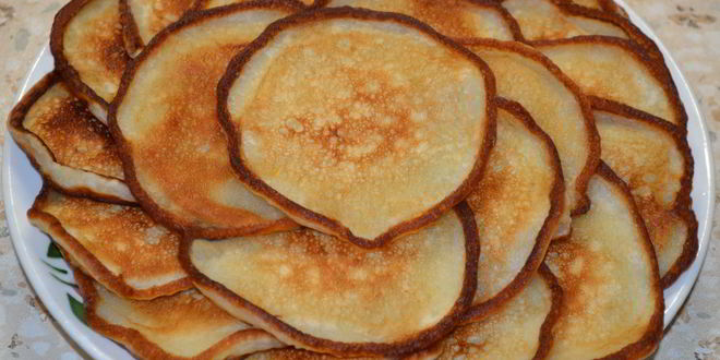 Рецепт оладий на йогурте и кефире