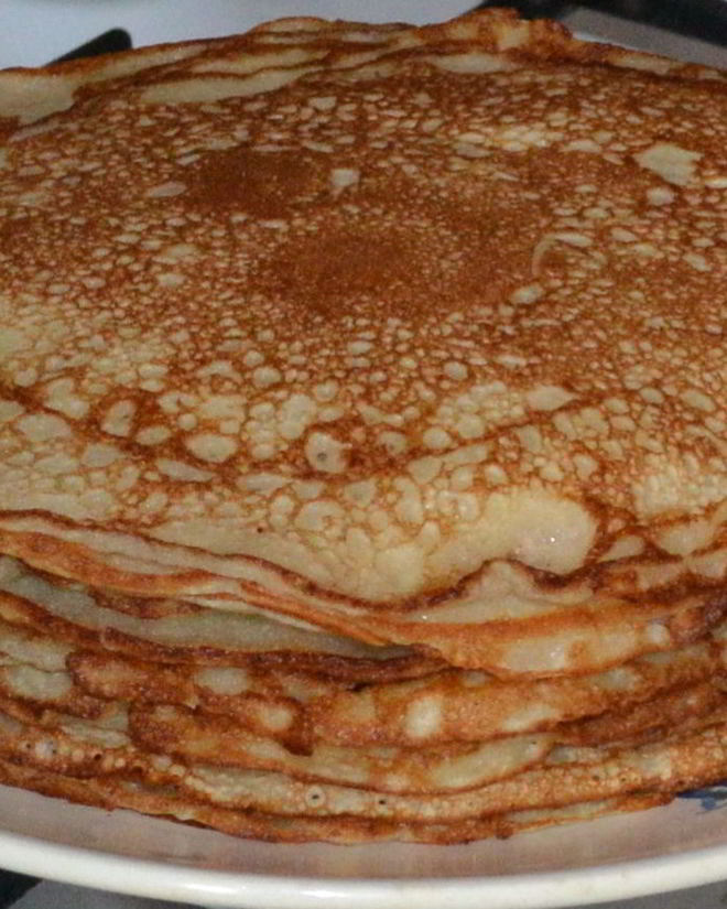 Рецепт оладий на йогурте и кефире