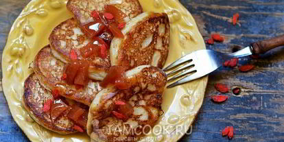 Шаг 8: оладий на кефире без яиц