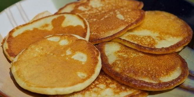 Рецепт оладий на кефире