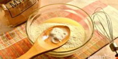 Шаг 1: оладий на молоке без дрожжей