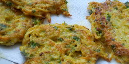 Шаг 4: оладий овощных с соусом карри по-индийски