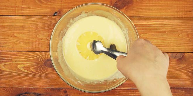 Рецепт оладий с ананасом