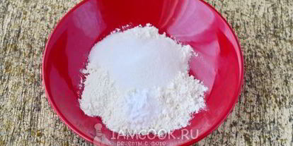 Шаг 3: оладий с начинкой на кефире