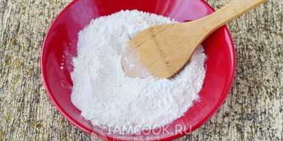 Шаг 4: оладий с начинкой на кефире