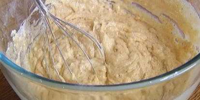 Шаг 5: оладий с полентой и корицей под ягодным соусом