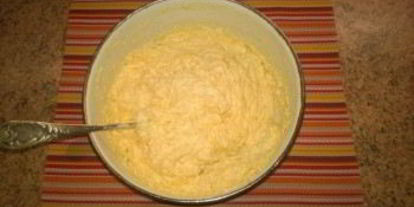 Шаг 2: оладий с тыквой и творогом