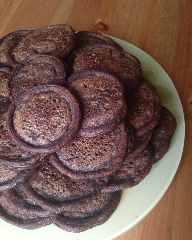 Рецепт оладий шоколадных