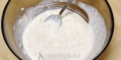 Шаг 3: овсяных оладий на кефире