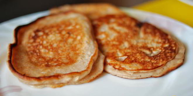 Рецепт Овсяных оладий с кусочками шоколада